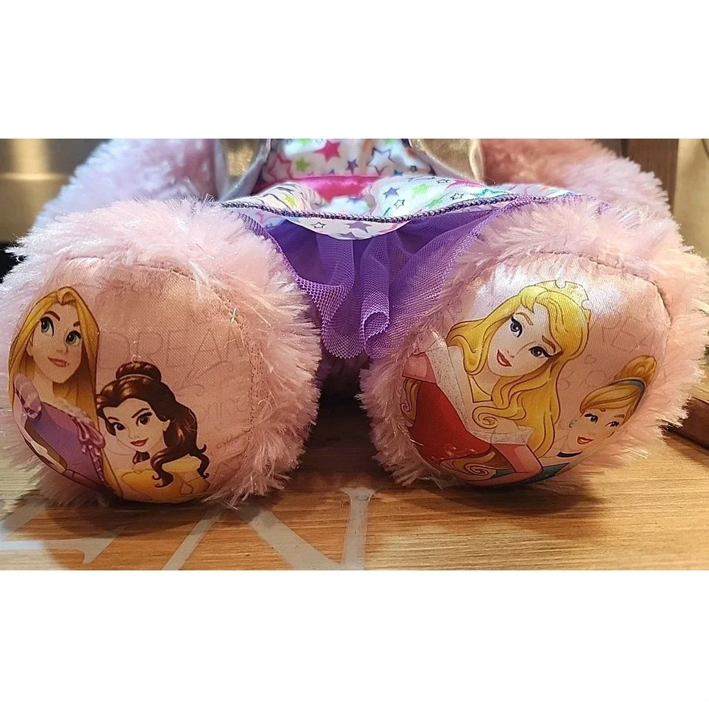 Build-A-Bear Disney Princess Sparkly Pink Bear Crown Plush 16
